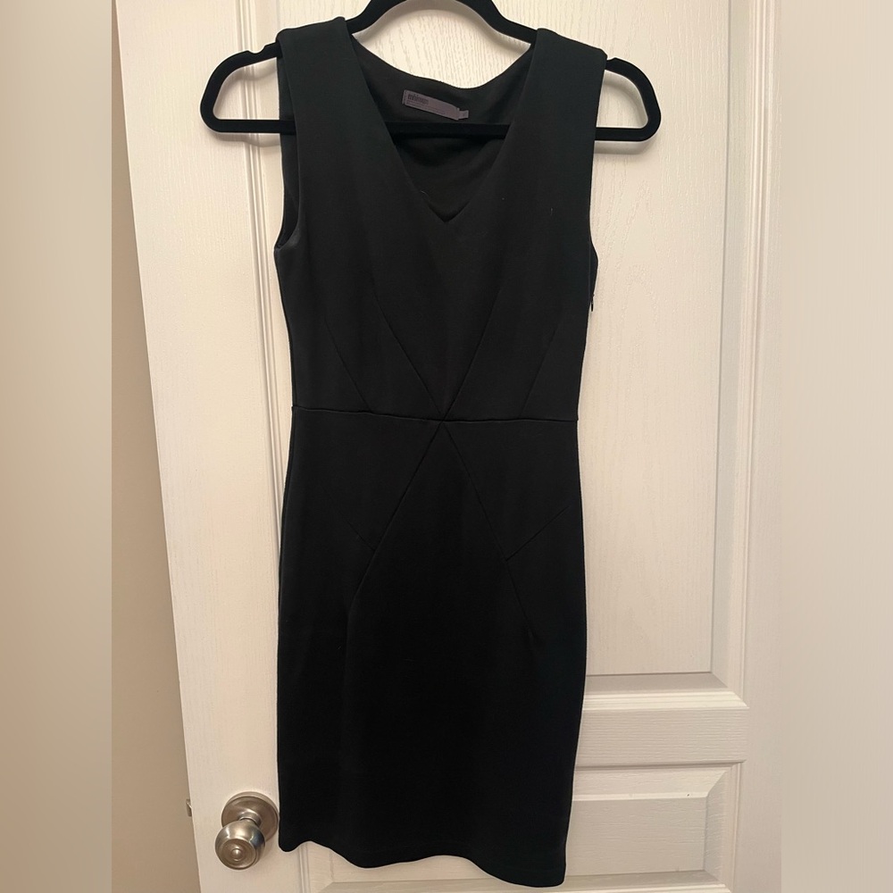 Fitted black dress